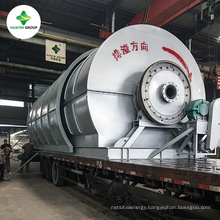 waste plastic to fuel oil pyrolysis machine with latest design